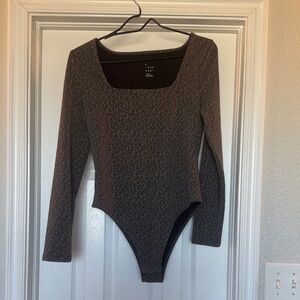 a new day Black Textured Top